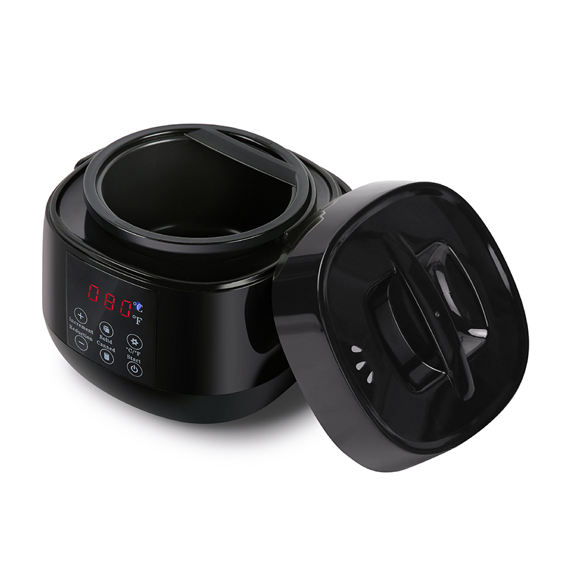 Кішкентай балауызды еріген кастрюль қара тұтқасы бар